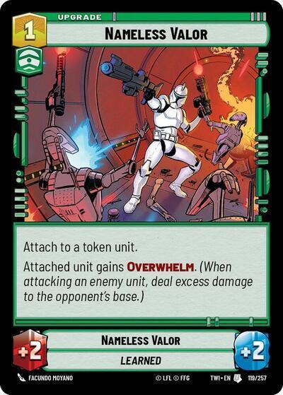 Nameless Valor  - Foil