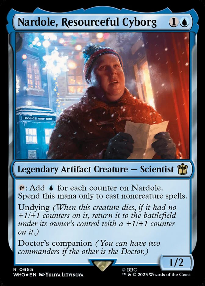 Nardole, Resourceful Cyborg - Legendary - Surge Foil (Foil)