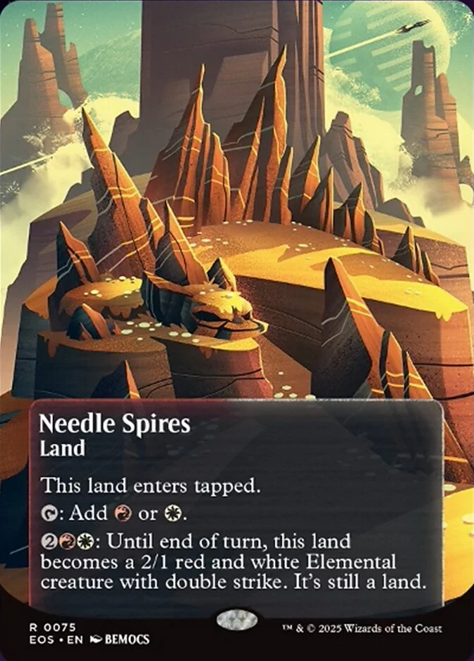 Needle Spires - Borderless (Foil)