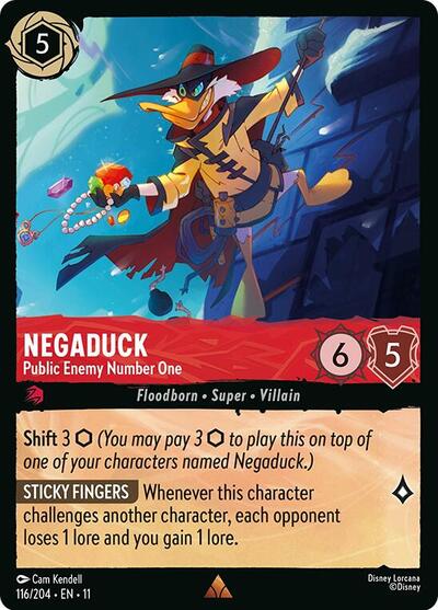 Negaduck - Public Enemy Number One - Foil