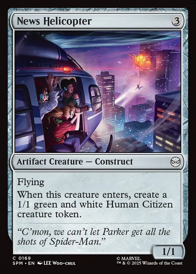 News Helicopter (Foil)