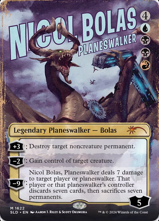 Nicol Bolas, Planeswalker - Borderless - Full Art (Foil)