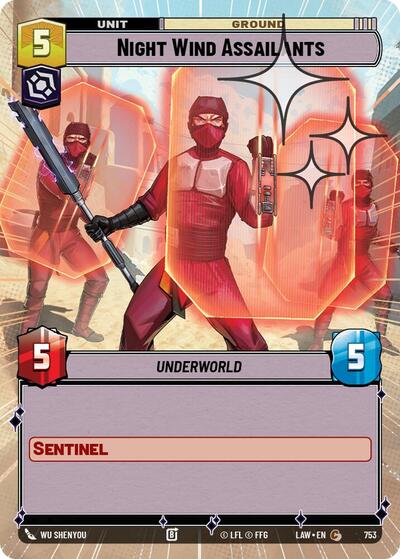 Night Wind Assailants (Hyperspace) - Foil