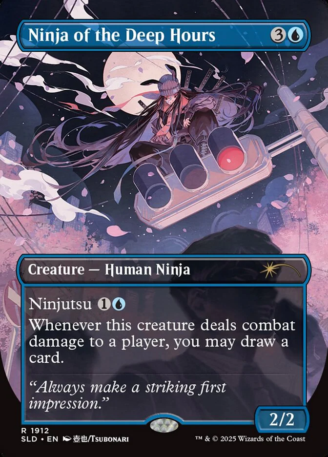 Ninja of the Deep Hours - Borderless - Full Art - Inverted