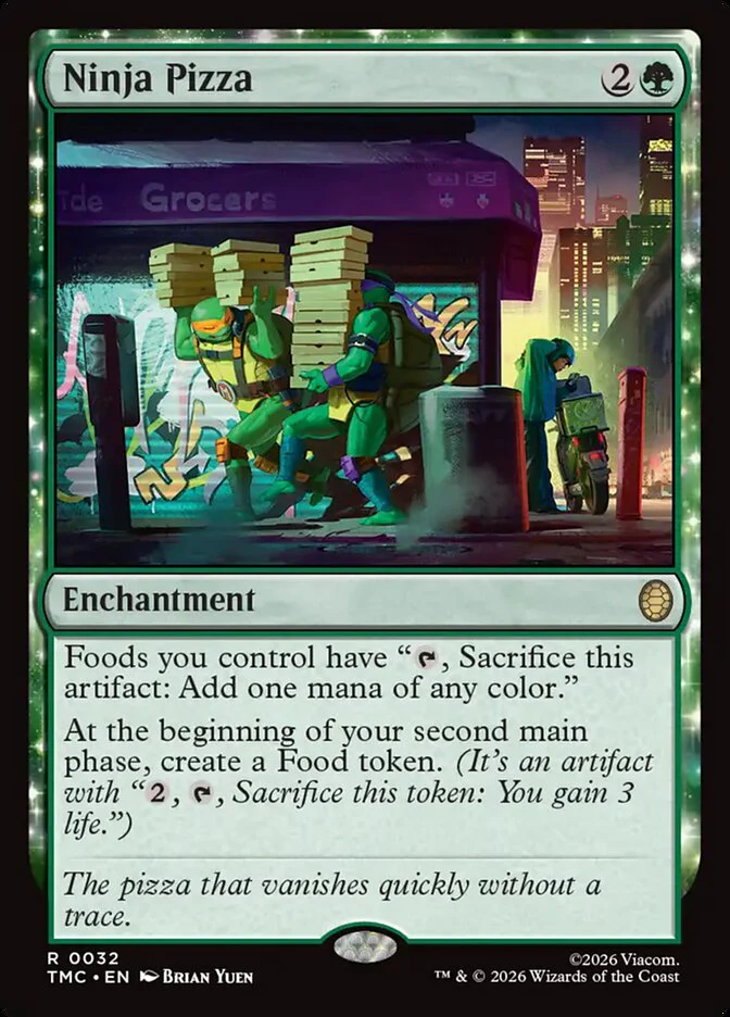 Ninja Pizza - Enchantment (Foil)
