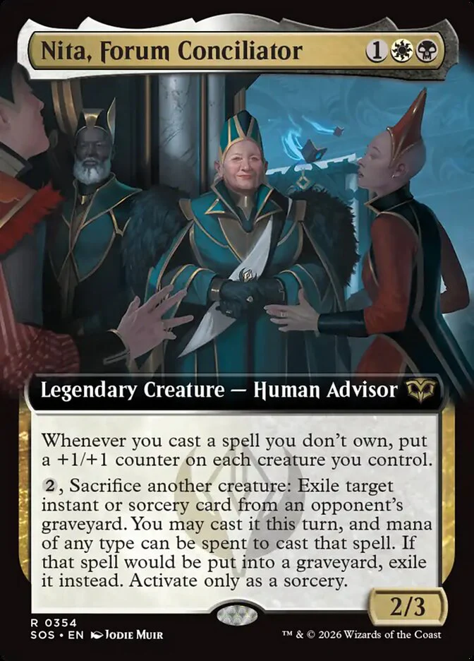 Nita, Forum Conciliator - Extended Art - Legendary (Foil)