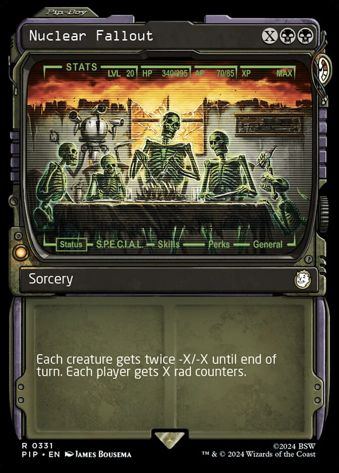 Nuclear Fallout - Inverted - Showcase (Foil)