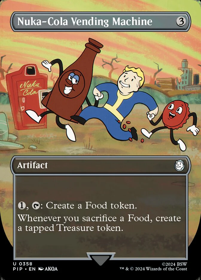Nuka-Cola Vending Machine - Borderless - Full Art - Inverted (Foil)