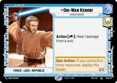 Obi-Wan Kenobi - Patient Mentor  - Foil