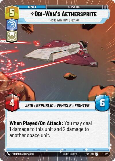 Obi-Wan's Aethersprite - This is Why I Hate Flying  (Hyperspace) - Foil