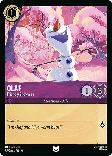 Olaf - Friendly Snowman - Foil