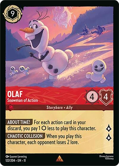 Olaf - Snowman of Action - Foil