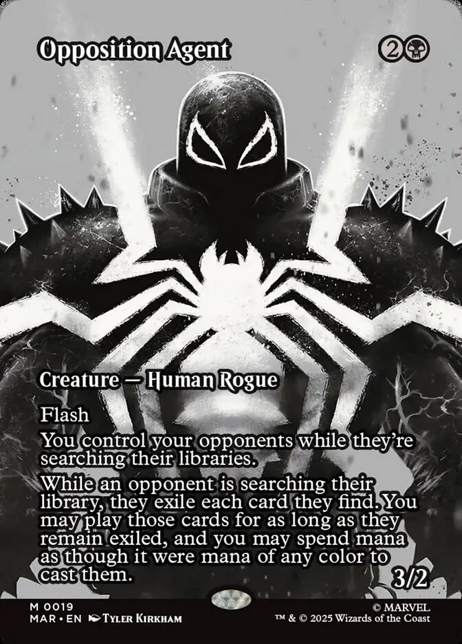 Opposition Agent - Borderless - Full Art - Inverted (Foil)