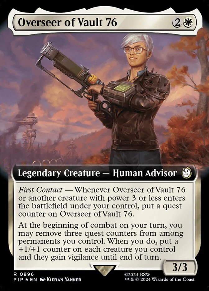 Overseer of Vault 76 - Extended Art - Legendary - Surge Foil (Foil)