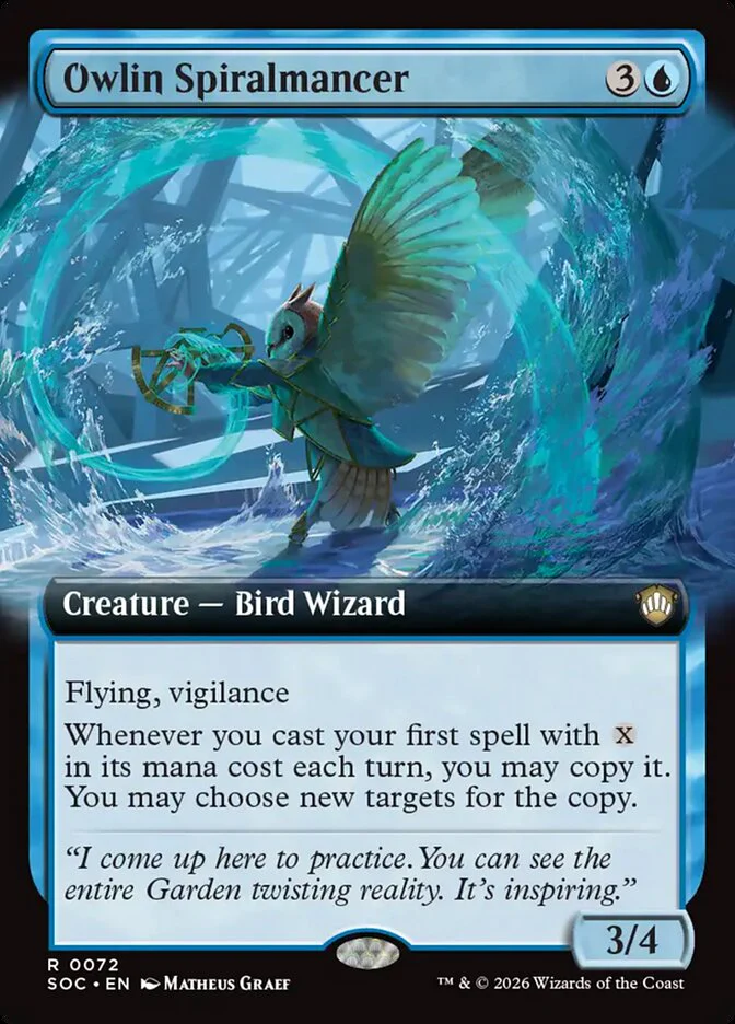 Owlin Spiralmancer - Extended Art