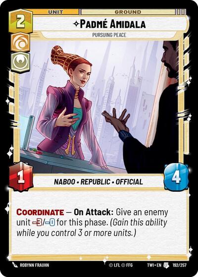 Padmé Amidala - Pursuing Peace  - Foil