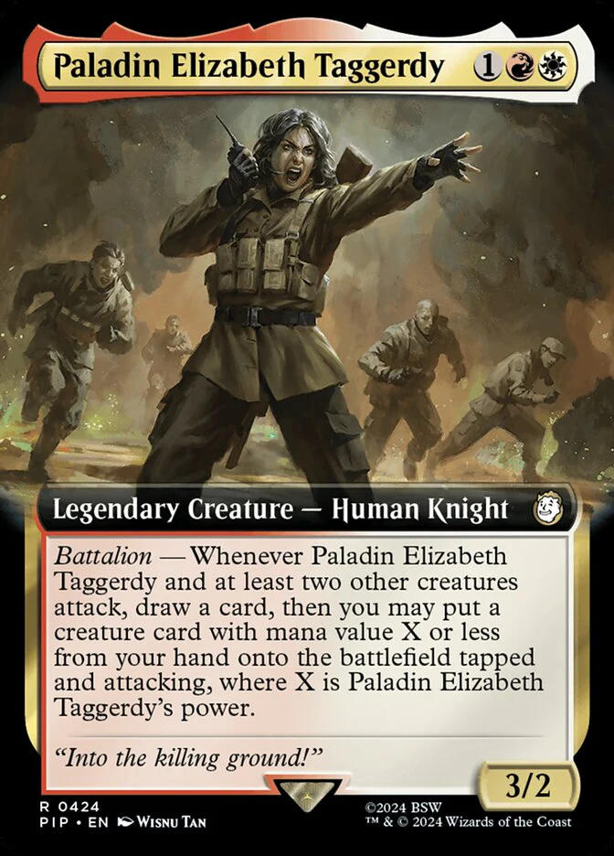 Paladin Elizabeth Taggerdy - Extended Art - Legendary