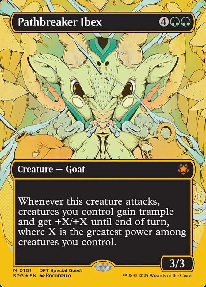 Pathbreaker Ibex - Borderless - Full Art - Inverted (Foil)