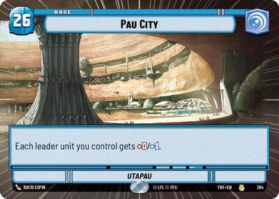 Pau City  (Hyperspace) - Foil