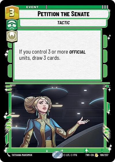 Petition the Senate  - Foil