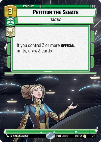 Petition the Senate  (Hyperspace) - Foil