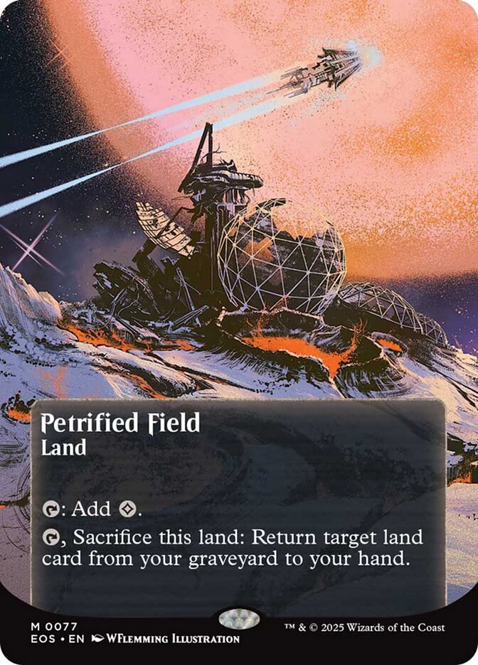 Petrified Field - Borderless - Full Art - Inverted (Foil)