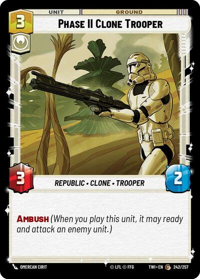Phase II Clone Trooper  - Foil