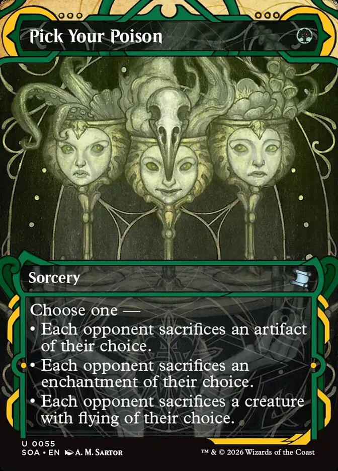 Pick Your Poison - Borderless - Inverted - Showcase (Foil)