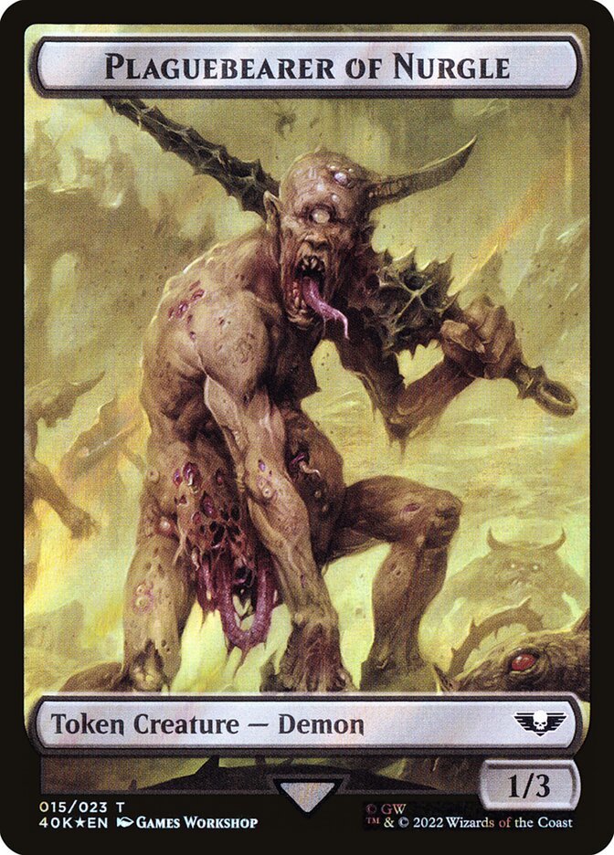 Plaguebearer of Nurgle - Surge Foil