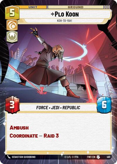 Plo Koon - Koh-to-yah!  (Hyperspace) - Foil