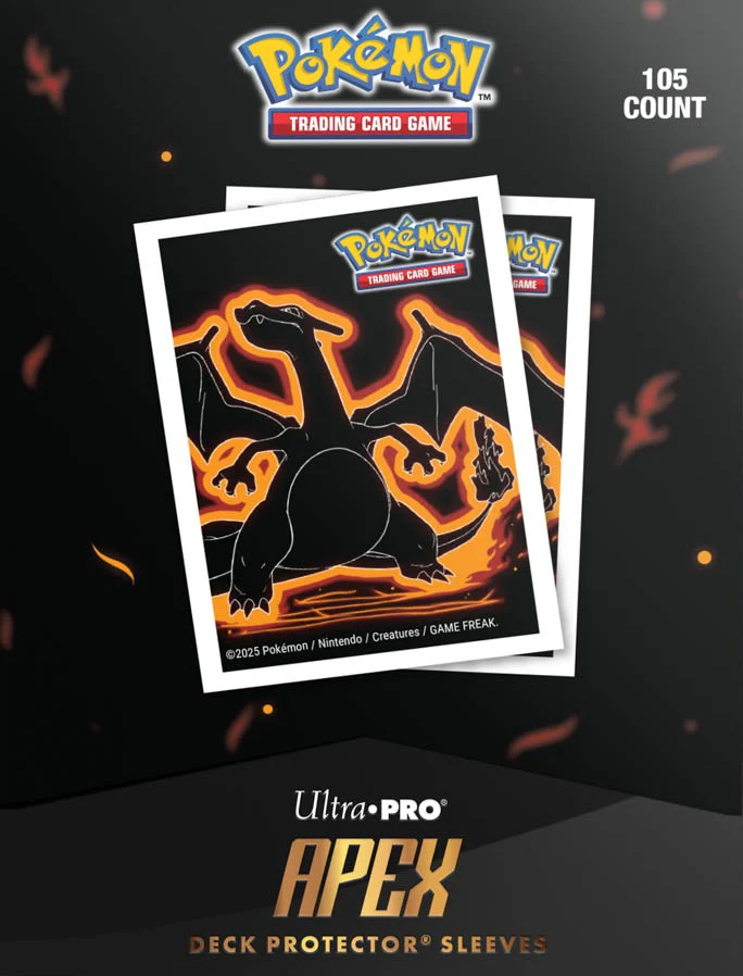 Pokemon 105ct APEX Deck Protector™ Sleeves - Charizard
