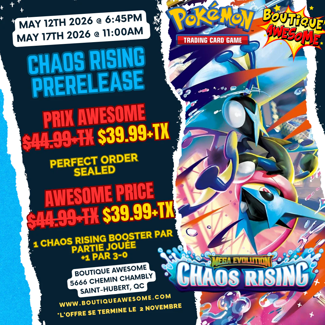 Pokémon Chaos Rising Awesome Prerelease