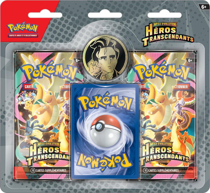 POKEMON FRENCH ME2.5 ASCENDED HEROES 2-PACK BLISTER COLLECTION LARRY