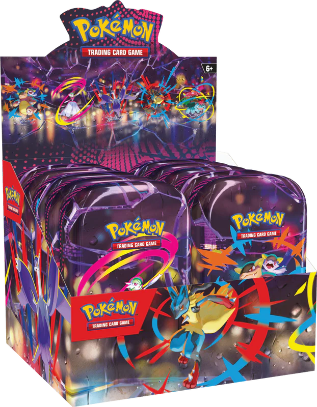 Pokemon TCG - Mega Evolution - Mega Heroes Mini Tin Display