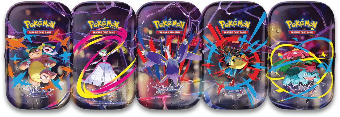 Pokemon TCG - Mega Evolution - Mega Heroes Mini Tin Display - Image 2