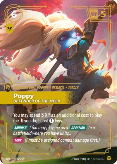 Poppy - Defender of the Meek - Foil