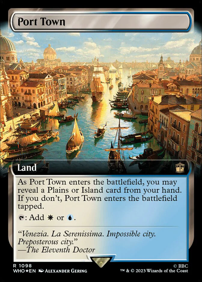 Port Town - Extended Art - Surge Foil (Foil)