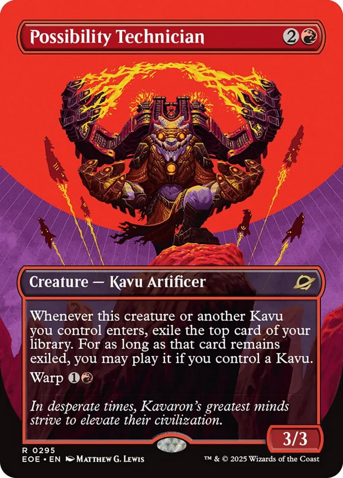 Possibility Technician - Borderless - Full Art - Inverted (Foil)