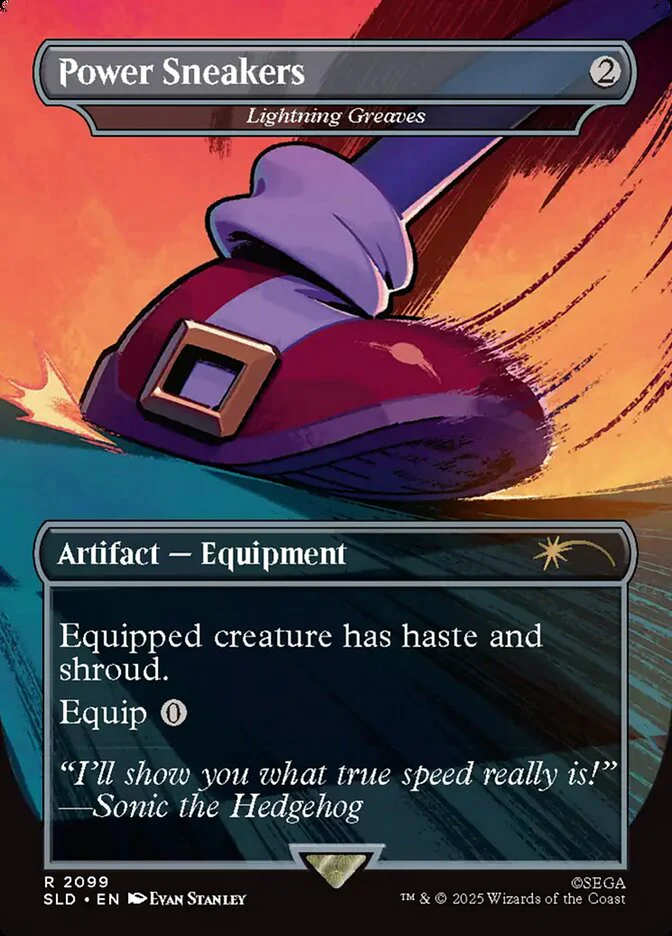 Power Sneakers - Lightning Greaves - Borderless