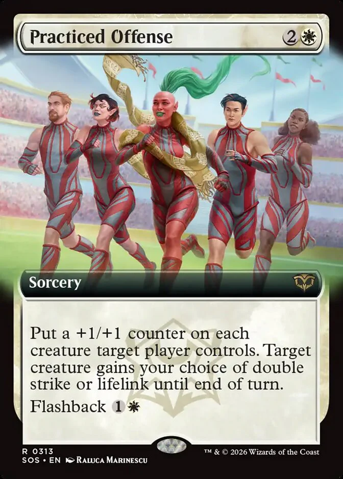 Practiced Offense - Extended Art (Foil)