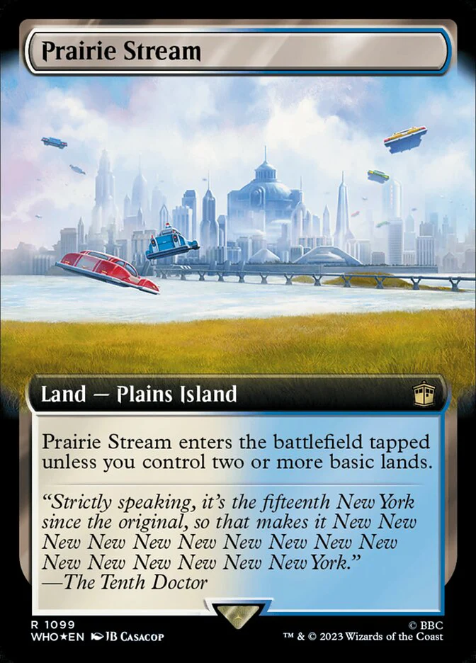 Prairie Stream - Extended Art - Surge Foil (Foil)