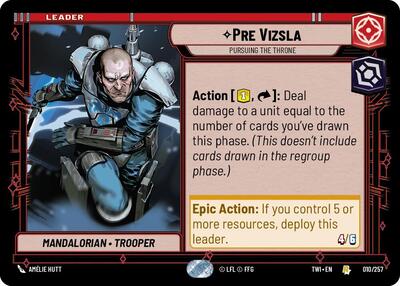 Pre Vizsla - Pursuing the Throne  - Foil