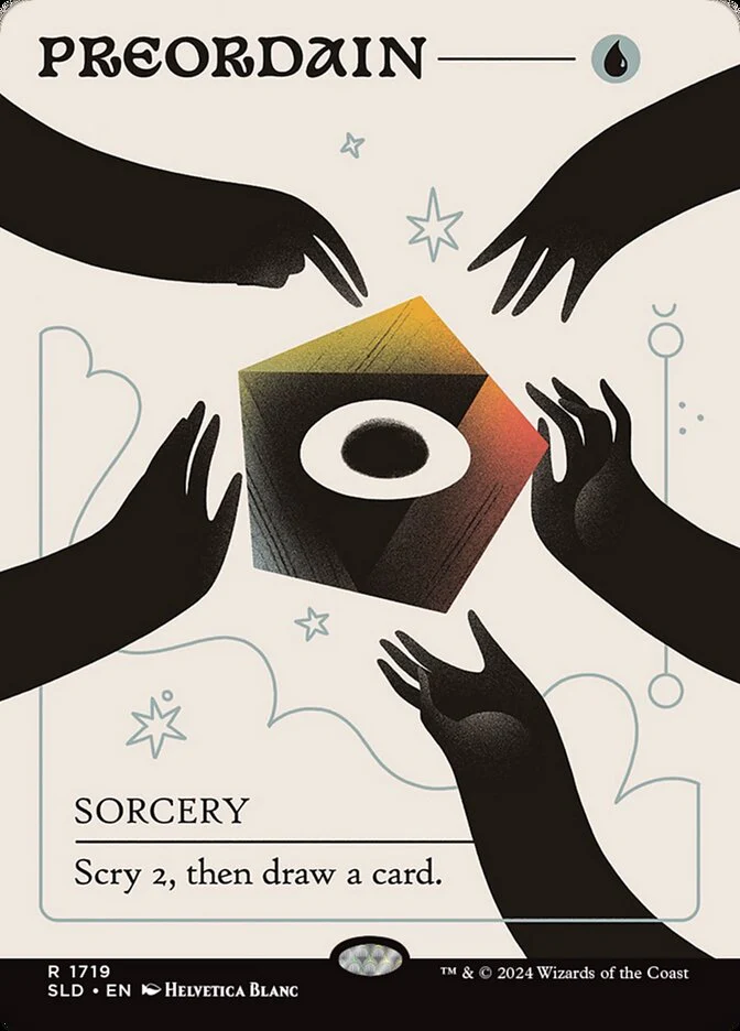 Preordain - Borderless - Full Art