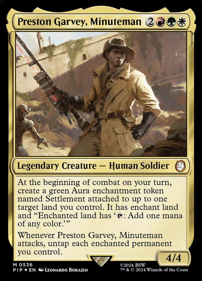 Preston Garvey, Minuteman - Legendary - Surge Foil (Foil)