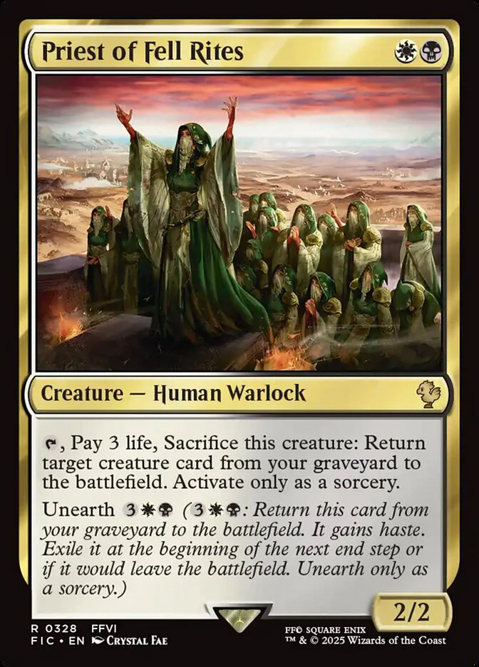 Priest of Fell Rites (Foil)