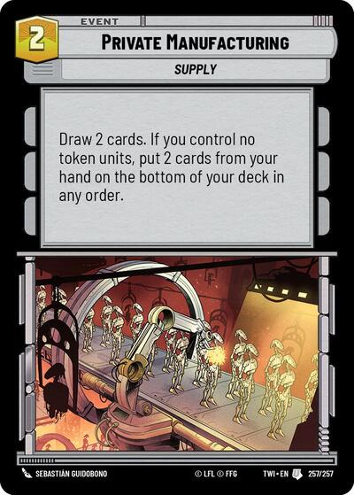 Private Manufacturing  - Foil