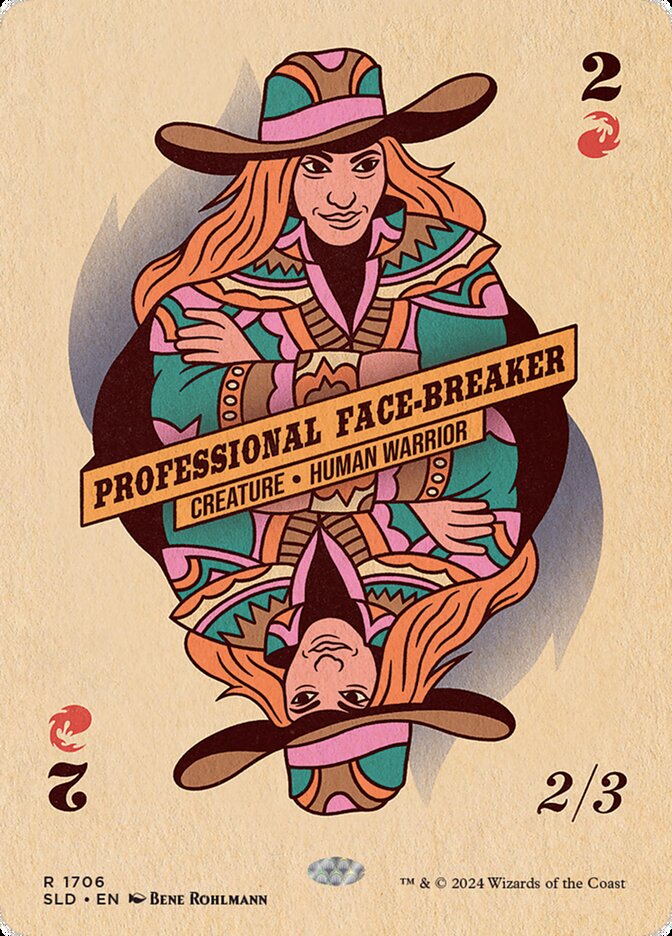 Professional Face-Breaker - Borderless - Full Art (Foil)