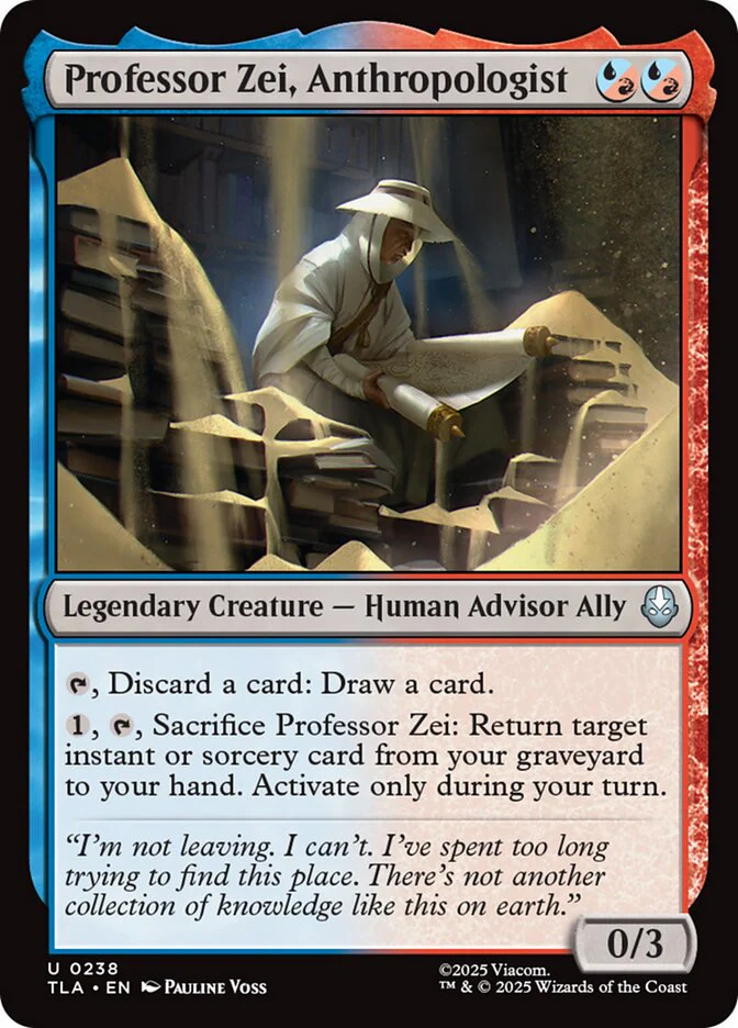 Professor Zei, Anthropologist - Legendary (Foil)