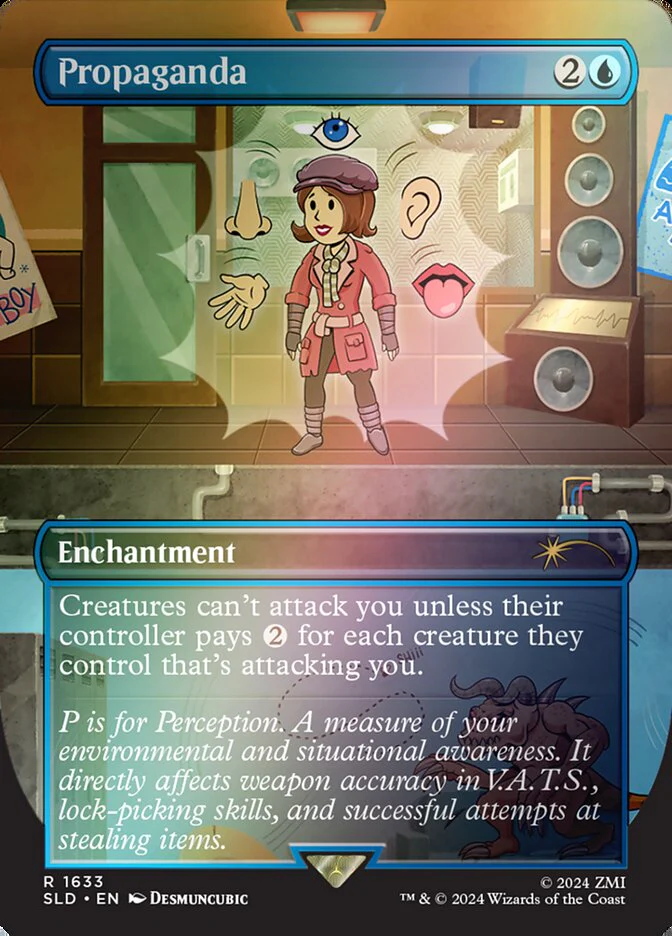 Propaganda - Borderless - Full Art - Inverted (Foil)