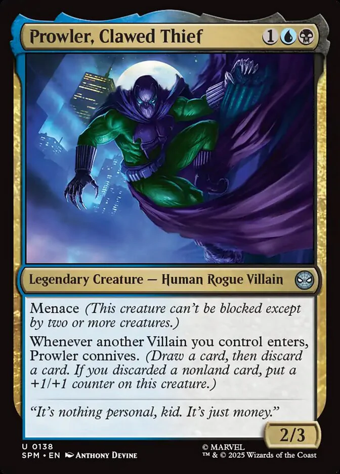 Prowler, Clawed Thief - Legendary